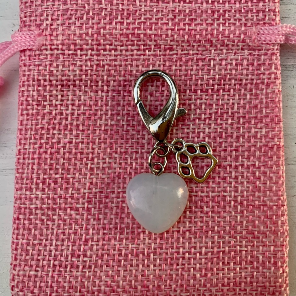 2/20$ Opalite Pet Charm Crystal Pet Collar Charm